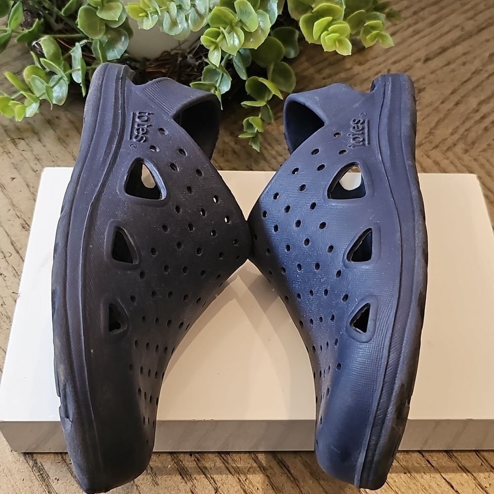 Navy Blue Slip-On Clogs Totes Sizwe 13-1 - Picture 4 of 8